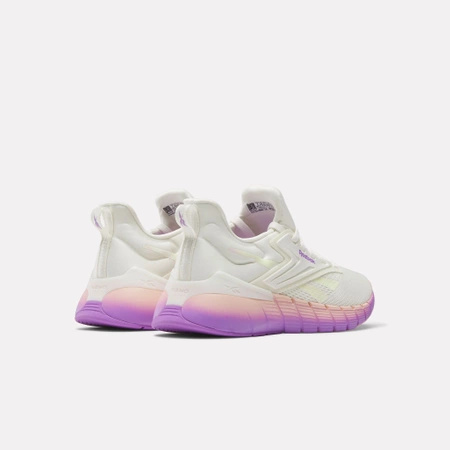 Wyprzedaż - Buty treningowe damskie Reebok Nano Gym sneakersy na siłownię białe/fioletowe (100208624)