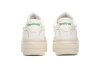 Sneakersy skórzane damskie Reebok Club C Extra W Chalk Glen Green buty sportowe beżowe (100010060)