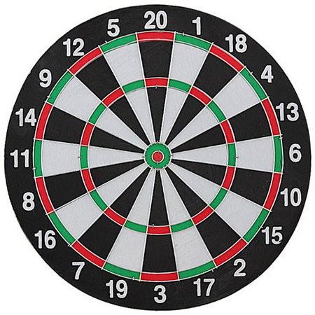 Tarcza dart sizalowa 30 cm + 6 rzutek (EB030231/BT171525)