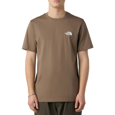 Koszulka The North Face M SS SIMPLE DOME TEE Brązowy (NF0A87NGBOW)
