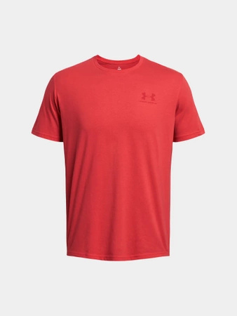 T-shirt sportowy męski Under Armour Sportstyle szybkoschnący czerwony (1326799-814)