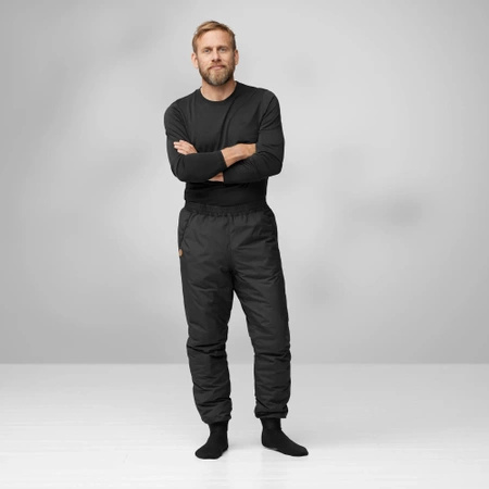 Wyprzedaż - Spodnie trekkingowe męskie Fjällräven Keb Insulated Trousers M outdoorowe czarne (F12200194-550)