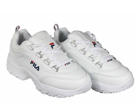 Buty Dziewczęce Fila STRADA LOW KIDS Białe (10107811FG)