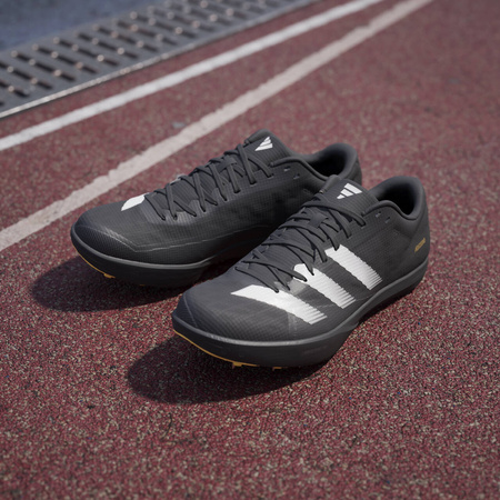 Kolce do biegania adidas Adizero Long Jump U Czarno-Pomarańczowe (ID0300)