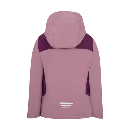 Kurtka przeciwdeszczowa dziecięca dla dziewczynki Trollkids Girls Gjende Jacket orchid/mulberry/peach (521-225)