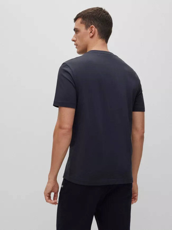 Koszulka męska T-shirt Hugo Boss bawełniana granatowa (50488785-402)