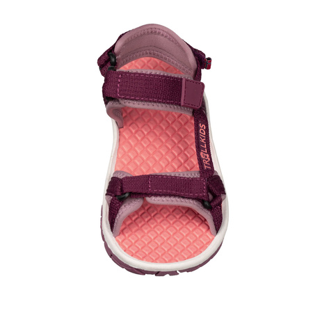 Sandały sportowe dziecięce dla chłopca/dziewczynki Trollkids Kids Oslofjord Sandal mulberry/orchid (268-225)