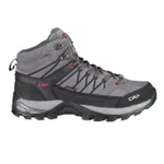 Wyprzedaż - Wodoodporne buty trekkingowe męskie szare CMP Rigel Mid WP Trekking (3Q12947-44UF)