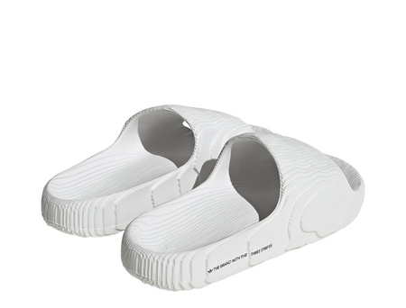 Klapki damskie/męskie adidas Adilette 22  Crystal White z wygodną profilowaną podeszwą białe (HQ4672)