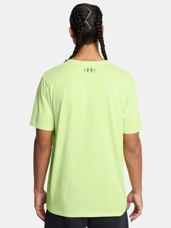 Koszulka sportowa męska Under Armour Sportstyle t-shirt treningowy zielony (1326799-304)