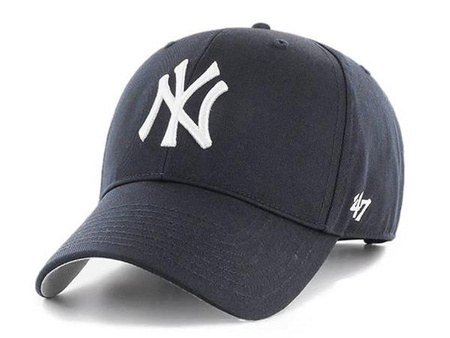 Czapka z daszkiem damska/męska 47 Brand MLB New York Yankees bejsbolówka granatowa (B-RAC17CTP-NY)