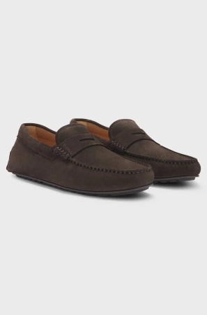 Buty BOSS brązowe Noel Mocc sdpeb (50541750-201)