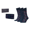 Skarpetki Tommy Hilfiger TH MEN SOCK 3P GIFTBOX GRID ST Granatowy (701224445001)