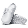 Chodaki damskie Birkenstock Boston Essentials EVA White medyczne klapki narrow wąskie (0127133)