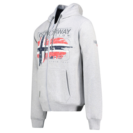 Bluza Geographical Norway GRUSTY BLENDED GREY DB MEN 100 mieszana szarość męska (WZ3084H/GN-Blended Grey)