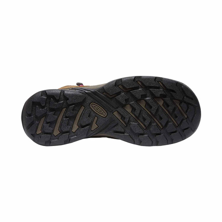 Buty trekkingowe damskie Keen Circadia wodoodporne outdoorowe skórzane brązowe (KE-1026765)