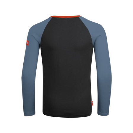 Bawełniany longsleeve bluzka z długim rękawem Trollkids Kids Preikestolen Longsleeve dla chłopca/dziewczynki (493-620)