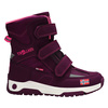 Buty zimowe dziecięce Trollkids Kids Lofoten Winter Boots wodoodporne wysokie fioletowe (159-422)