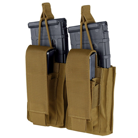 Condor - Ładownica Kangaroo Mag Pouch Gen II na magazynek AR-15 i pistoletowy - Podwójna - Coyote Brown (191232-498)