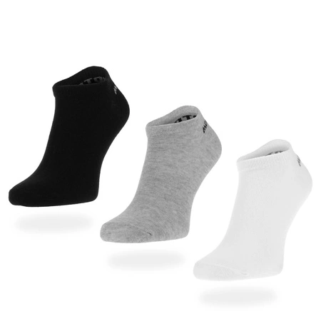 Wyprzedaż - Skarpety damskie/męskie czarne Monotox Basics Socks Mix 3-Pack (SKS20PKM)