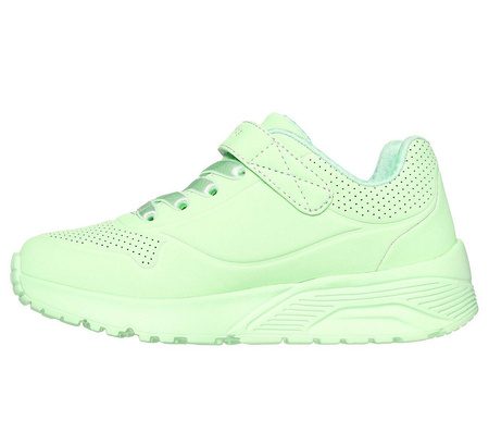 Wyprzedaż - Buty sportowe dziecięce Skechers UNO LITE sneakersy lifstylowe zielone (310451L-LTGR)