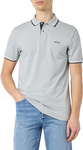 Koszulka Polo męska BOSS Paul Light/Pastel Grey slim fit szara (50506193-052)