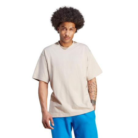 Wyprzedaż - Koszulka sportowa męska adidas Adicolor Contempo Tee Wonder Beige t-shirt beżowa (IM4387)