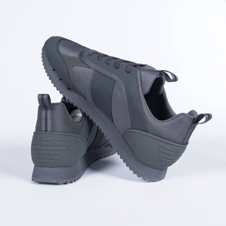 Sneakersy męskie Emporio Armani EA7 szare sportowe (X8X027-XK219-Q748)