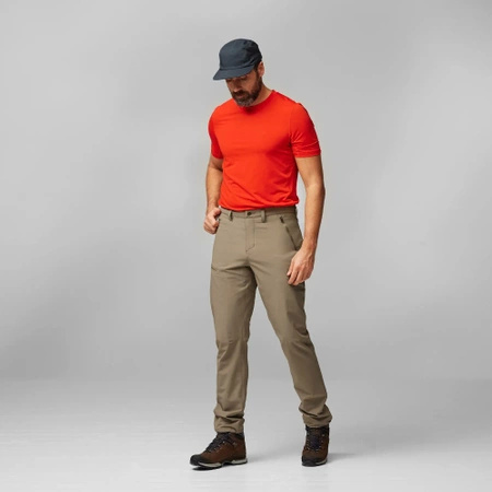 Spodnie męskie Fjällräven Abisko Trail Stretch Trousers M Suede Brown (F12200163-244)