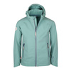 Kurtka z rozciągliwym stretchem dziecięca dla dziewczynki Trollkids Girls Kvalvika Jacket glacier green/navy (329-319)