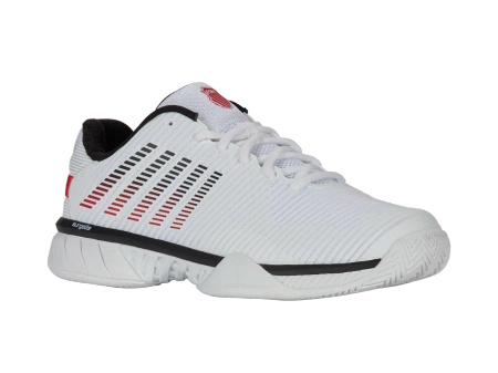 Męskie sneakersy K-Swiss HYPERCOURT EXPRESS 2 WHT/BLK/MARS RED-M (06613-140-M)