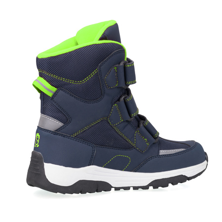 Buty zimowe dziecięce Trollkids Kids Lofoten Winter Boots wysokie wodoodporne granatowe (159-100)