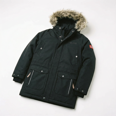 Wodoodporna kurtka ocieplana Trollkids Kids Nordkapp Jacket dla chłopca/dziewczynki (605-600)