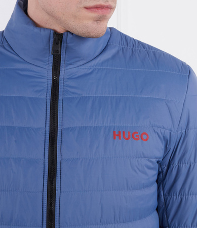 Kurtka męska Hugo Boss hydrofobowa slim fit niebieska (50468719-479)