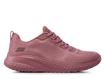 Sneakersy damskie Skechers BOBS Sport Squad Chaos Face Off buty sportowe różowe (117209RAS)