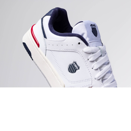 Wyprzedaż - Sneakersy męskie sportowe białe K-Swiss Match Pro LTH tenisówki ze skóry naturalnej (08905-130-M)
