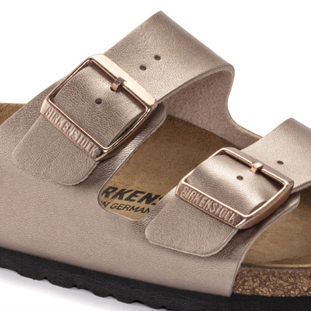 Klapki Birkenstock damskie Arizona Birko-Flor Narrow Copper na wąską stopę (1023960)