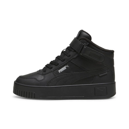 Wyprzedaż - Sneakersy damskie Puma Carina Street Mid WTR buty sportowe wysokie za kostkę czarne (398050-01)