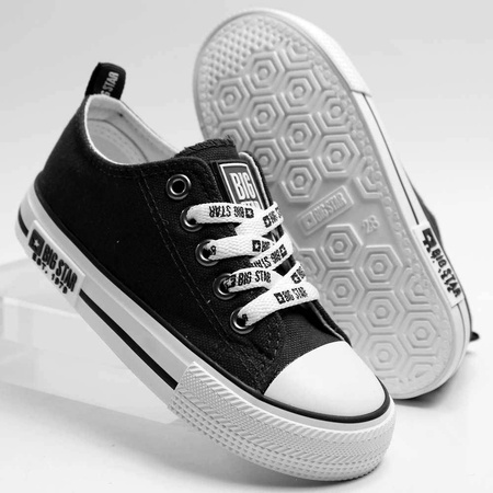 Buty Big Star Trampki dziecięce czarne  (KK374045)