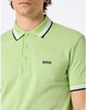 Koszulka Polo męska BOSS Paddy Open Green regular fit zielona (50469055-348)