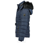 Wyprzedaż - Kurtka zimowa damska Geographical Norway Blood Lady Blue parka granatowa (WT4141F/GN-BLUE)