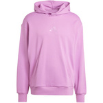 Bluza polarowa z kapturem męska adidas ALL SZN French Terry Hoodie M sportowa różowa (IY4160)