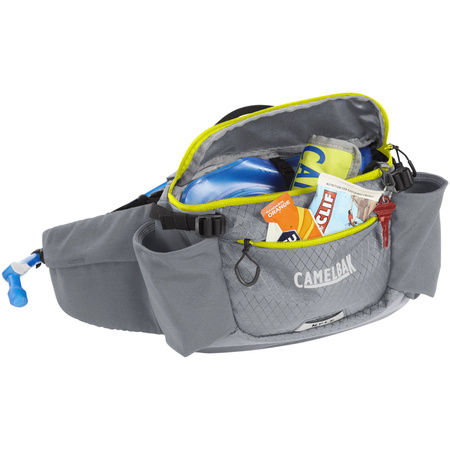 Nerka rowerowa CamelBak M.U.L.E.® 5 Waist Pack z licznymi kieszeniami i systemem nawadniania szara (C2815/002000)