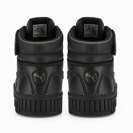 Wyprzedaż - Sneakersy damskie Puma Carina 2.0 Mid wysokie czarne (385851-01)