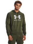 Bluza kangurka męska UNDER ARMOUR FLEECE LOGO HD z kapturem zielona (57183/1379758-390 )