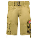 Bermudy Geographical Norway PASTEQUE EO MEN 063 mastyks (jasnobeżowy) męska (SX1425H/GNO-Mastic)