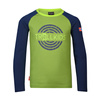 Bluzka ongsleeve bawełniana dziecięca dla chłopca/dziewczynki Trollkids Kids Preikestolen Longsleeve kiwi/mystic blue (493-345)