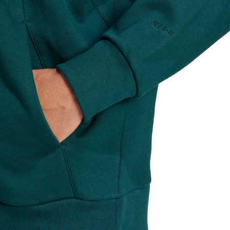 Bluza męska adidas ALL SZN Fleece Full-Zip zielona (JX5101)