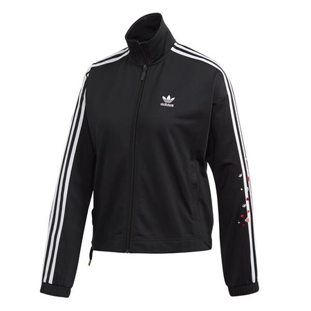 Bluza damska Adidas Originals TRACK TOP z wysokim kołnierzem rozpinana czarna (GK7174)