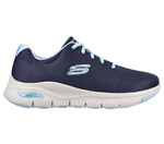 Buty treningowe damskie Skechers Arch Fit Big Appeal sneakersy sportowe granatowe (149057-NVLB)